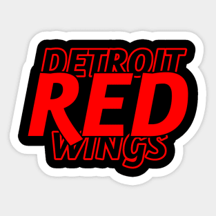 Detroit red wings Sticker